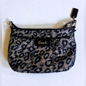 Coach crossbody leopard print